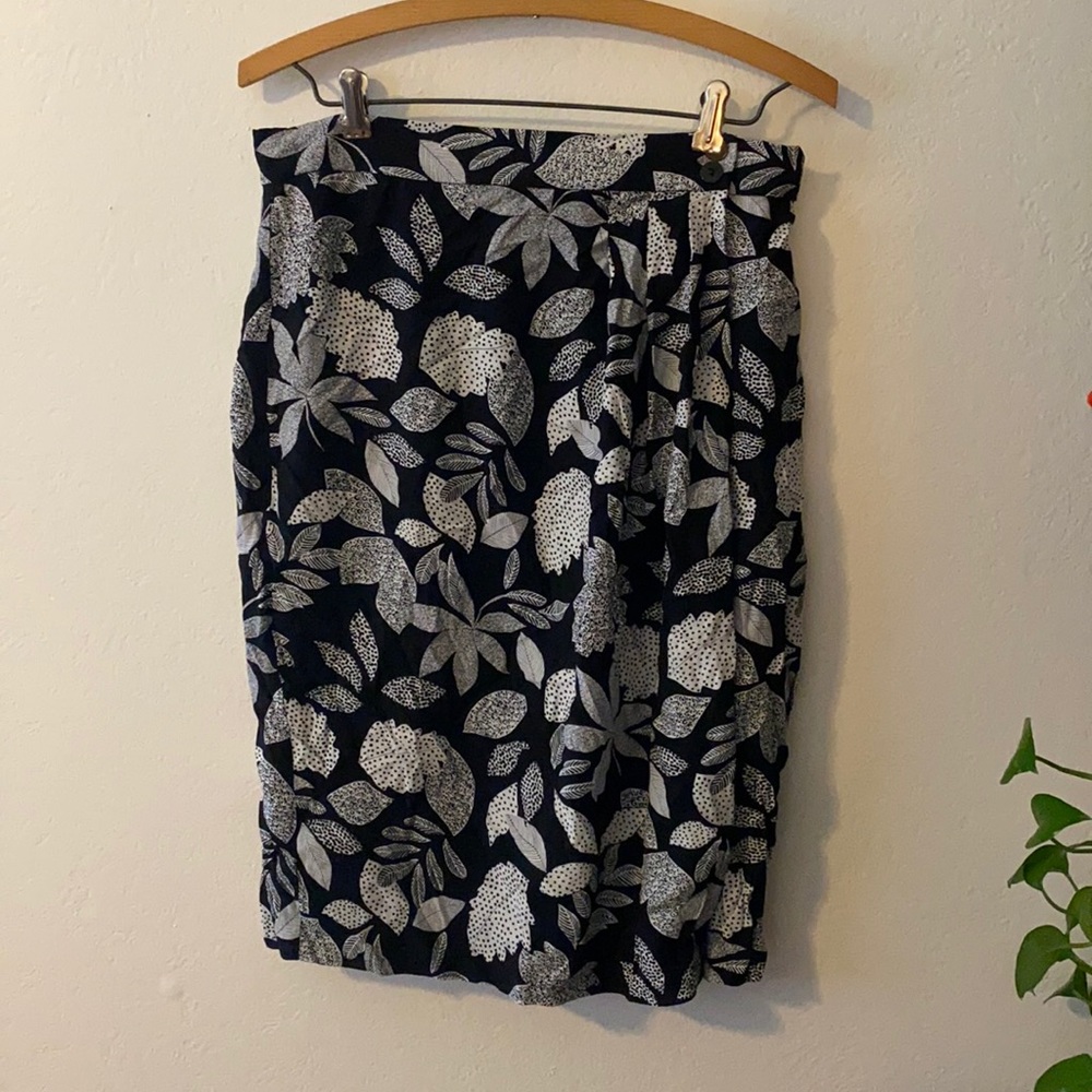 Vintage Chaus Petites Floral Skirt